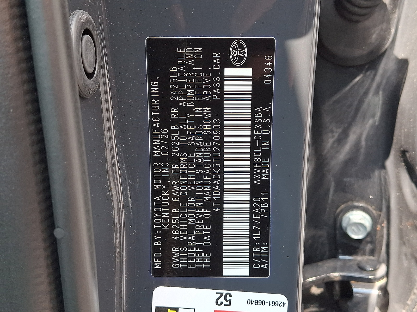 Used 2026 Toyota Camry SE FWD image 26