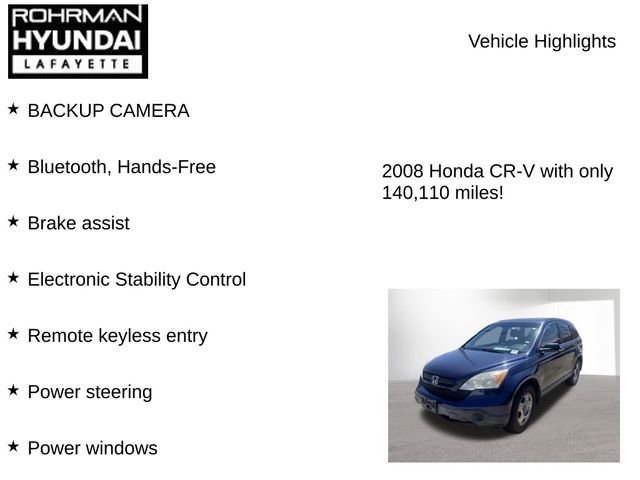 Used 2008 Honda CR-V LX image 7