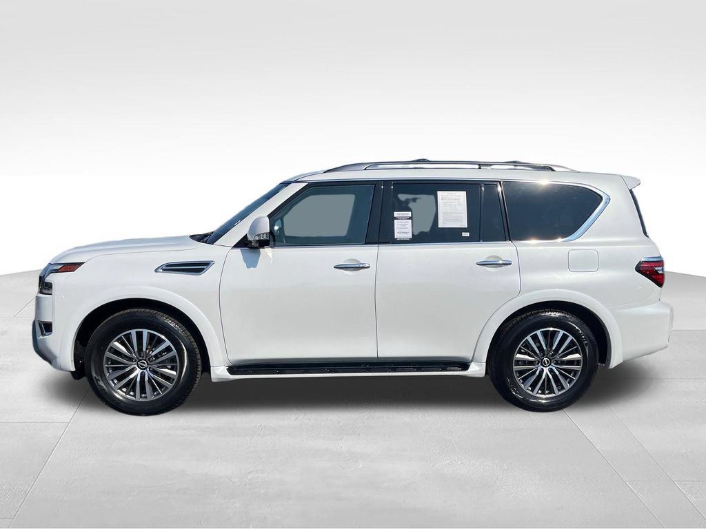 Used 2023 Nissan Armada SL w/ Captain's Chairs Package AWD/4WD video 2