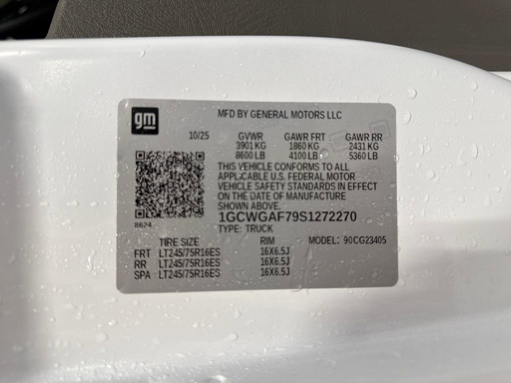 New 2025 Chevrolet Express 2500 w/ Driver Convenience Package RWD image 19