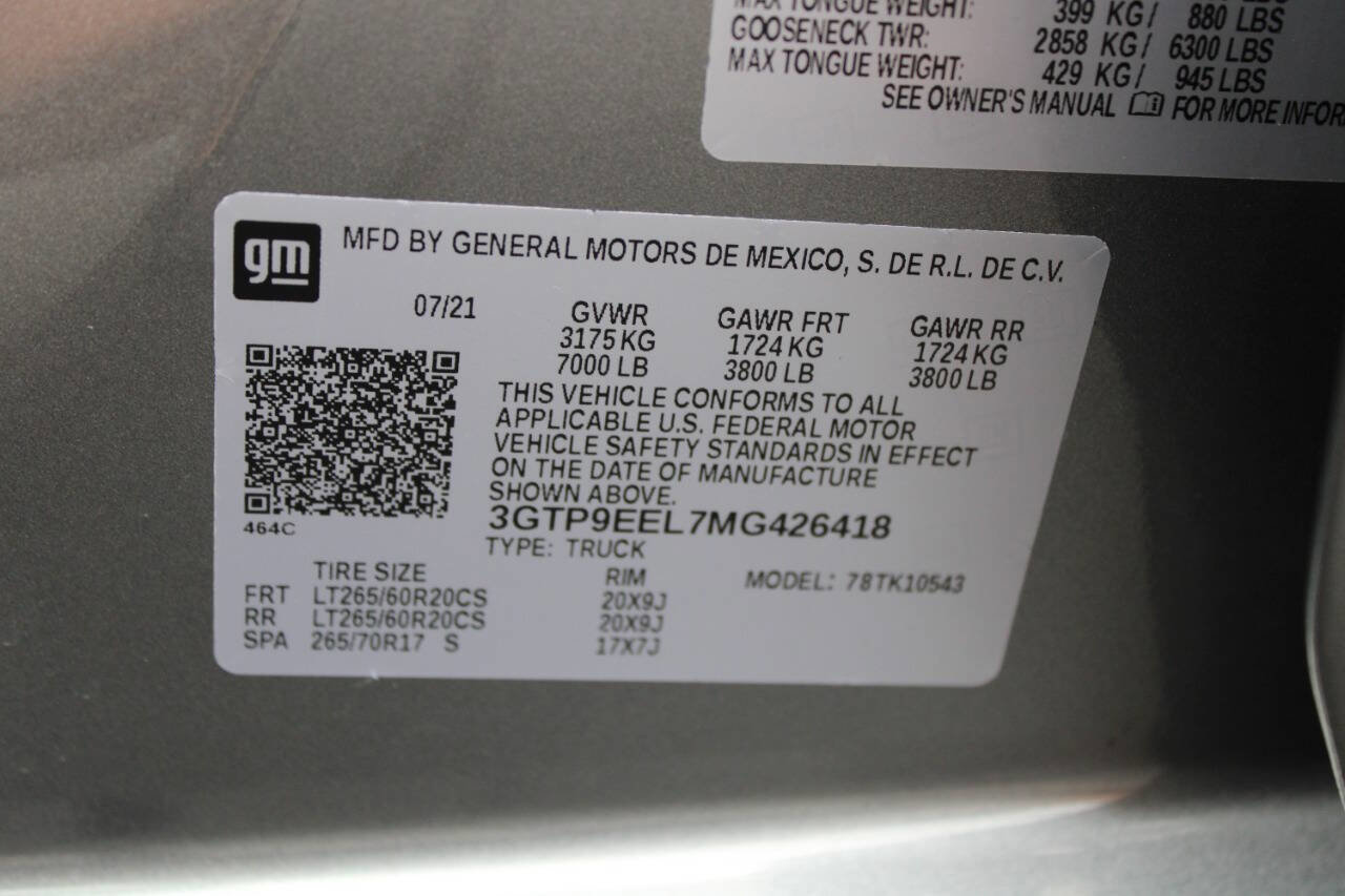 Used 2021 GMC Sierra 1500 AT4 image 14