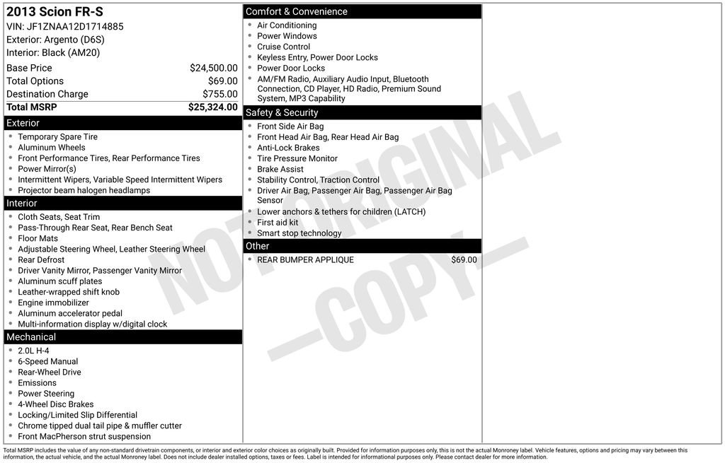 Used 2013 Scion FR-S image 3