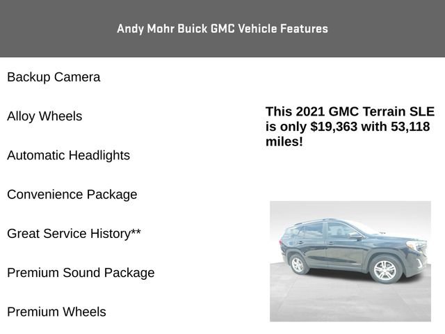 Used 2021 GMC Terrain SLE w/ Driver Convenience Package FWD image 4