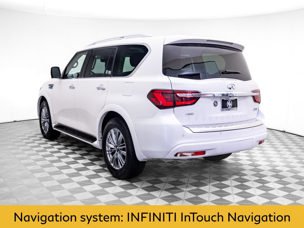 Used 2021 INFINITI QX80 Luxe w/ Cargo Package AWD/4WD image 3