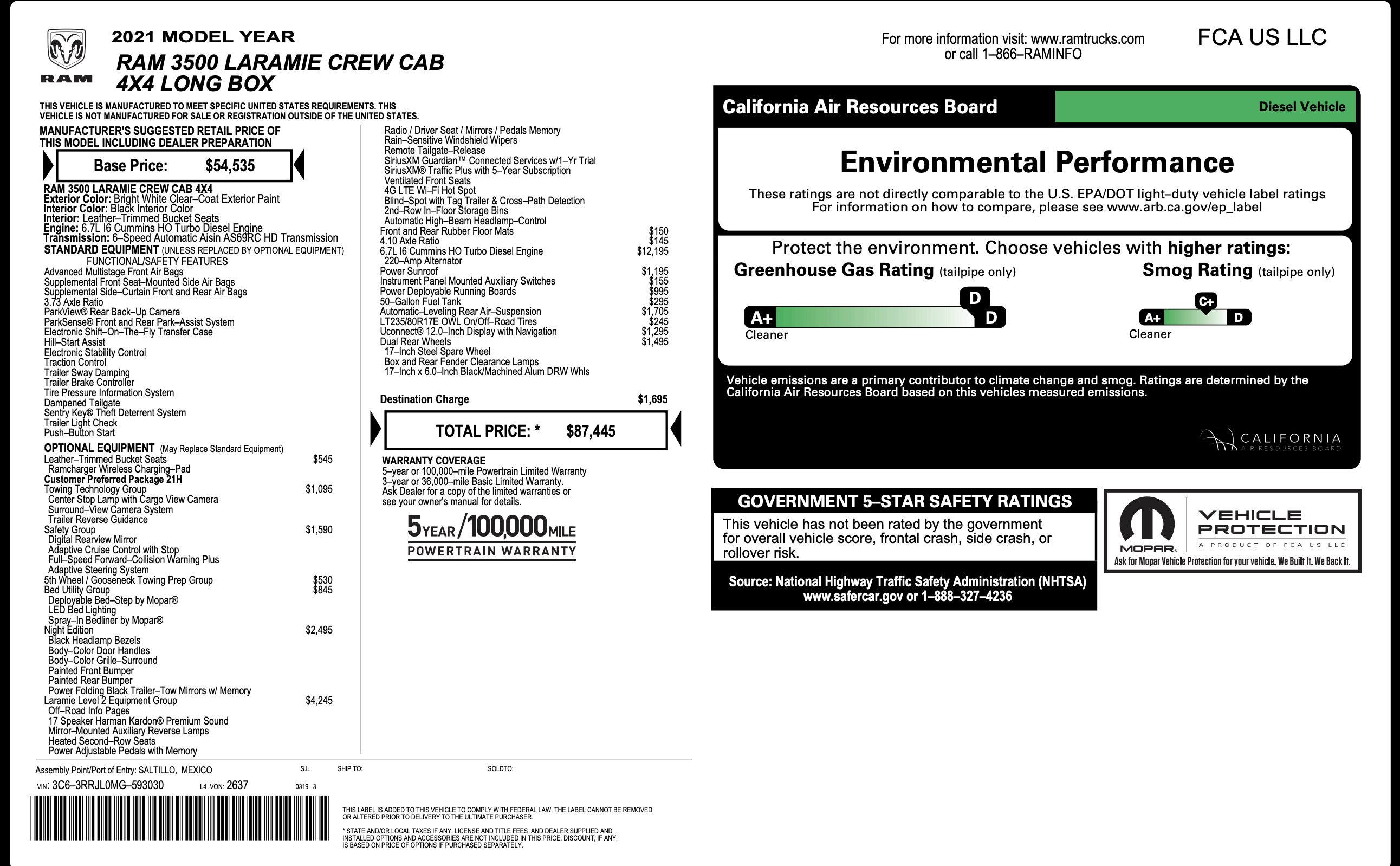 Used 2021 RAM 3500 Laramie image 4