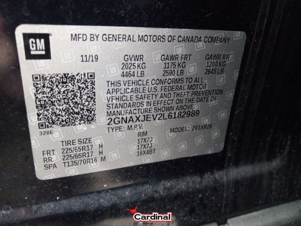 Used 2020 Chevrolet Equinox LT w/ Driver Convenience Package image 38