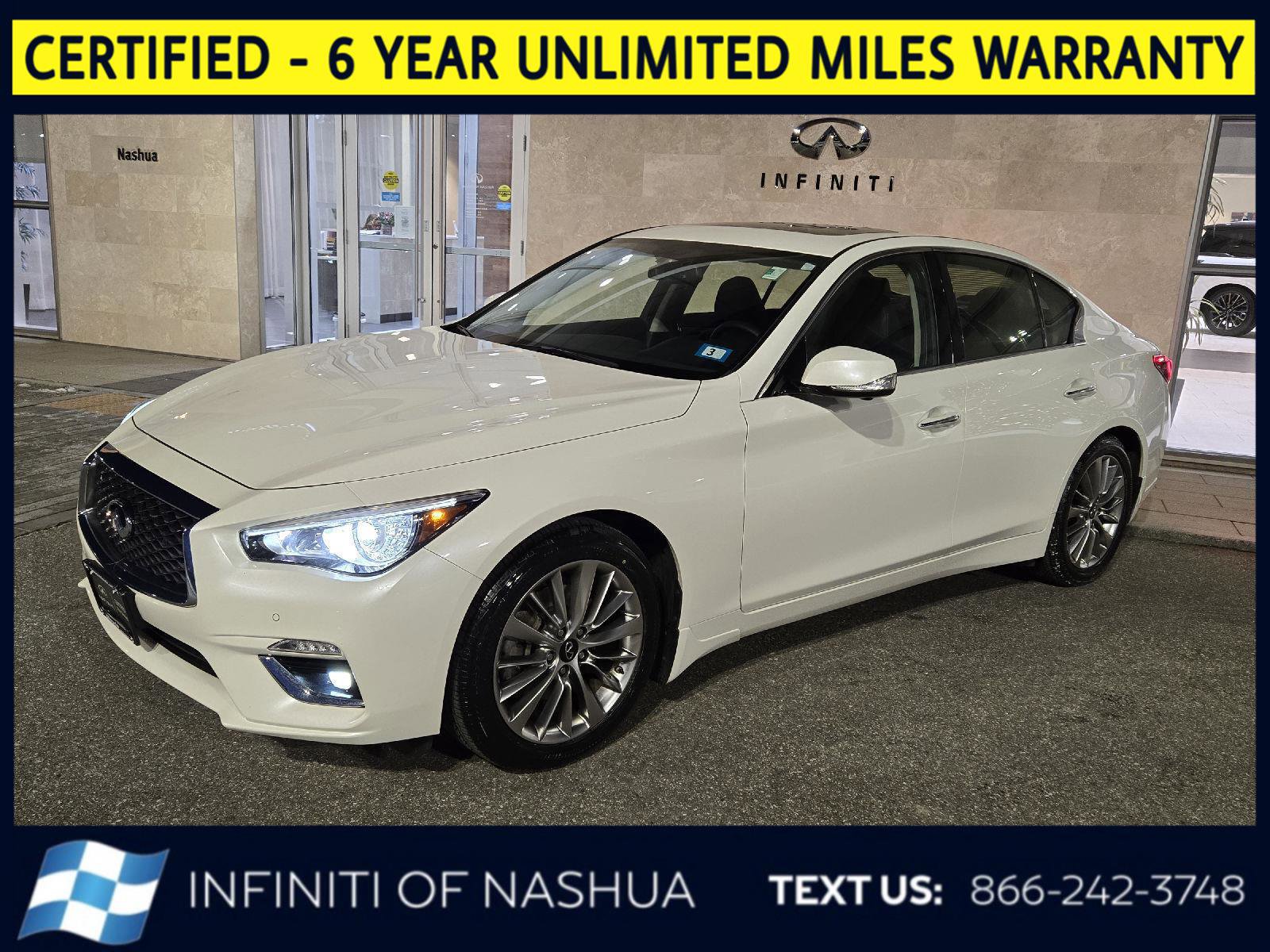 Certified 2023 INFINITI Q50 Luxe w/ Cargo Package image 2
