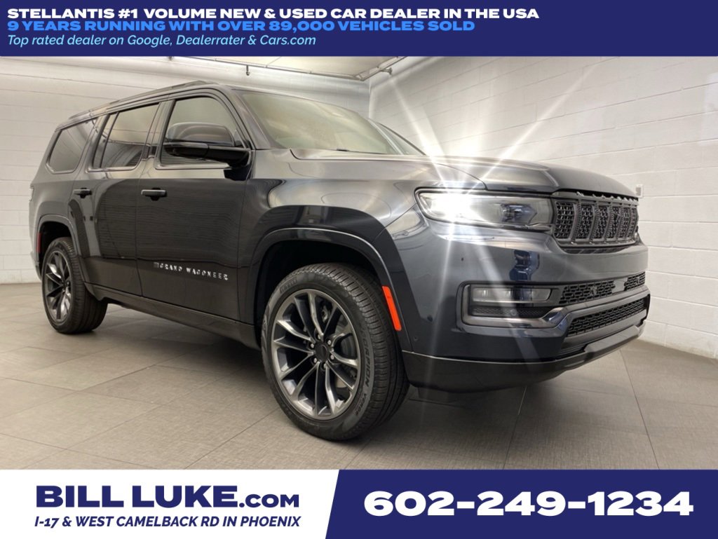 New 2025 Jeep Grand Wagoneer Series II Obsidian w/ Quick Order Packagew 28T