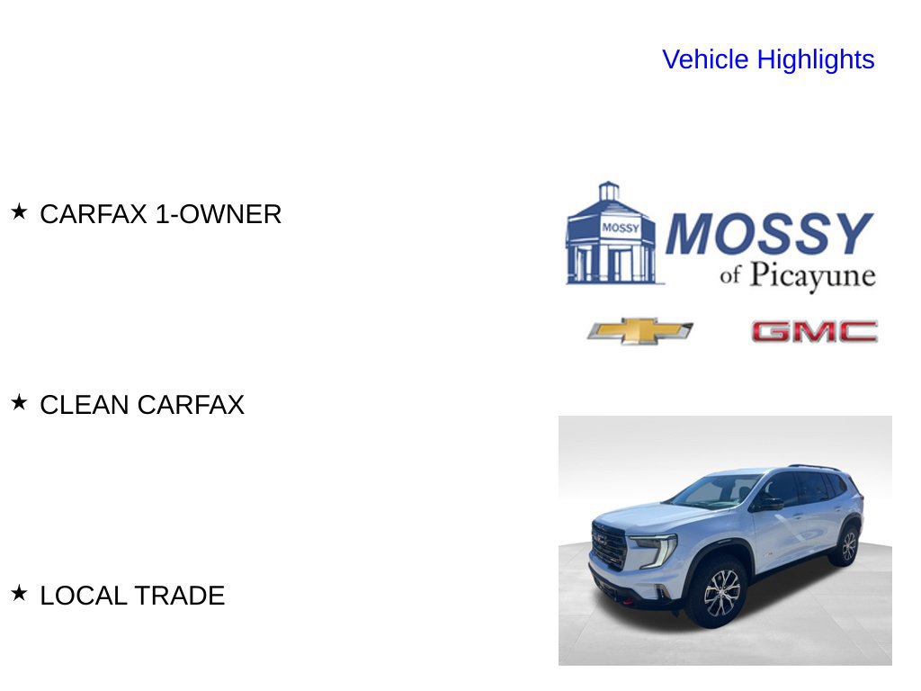 Used 2026 GMC Acadia AT4 w/ Luxury Package AWD/4WD image 10