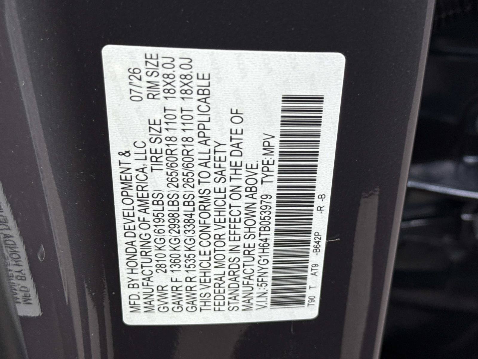 New 2026 Honda Pilot TrailSport image 26