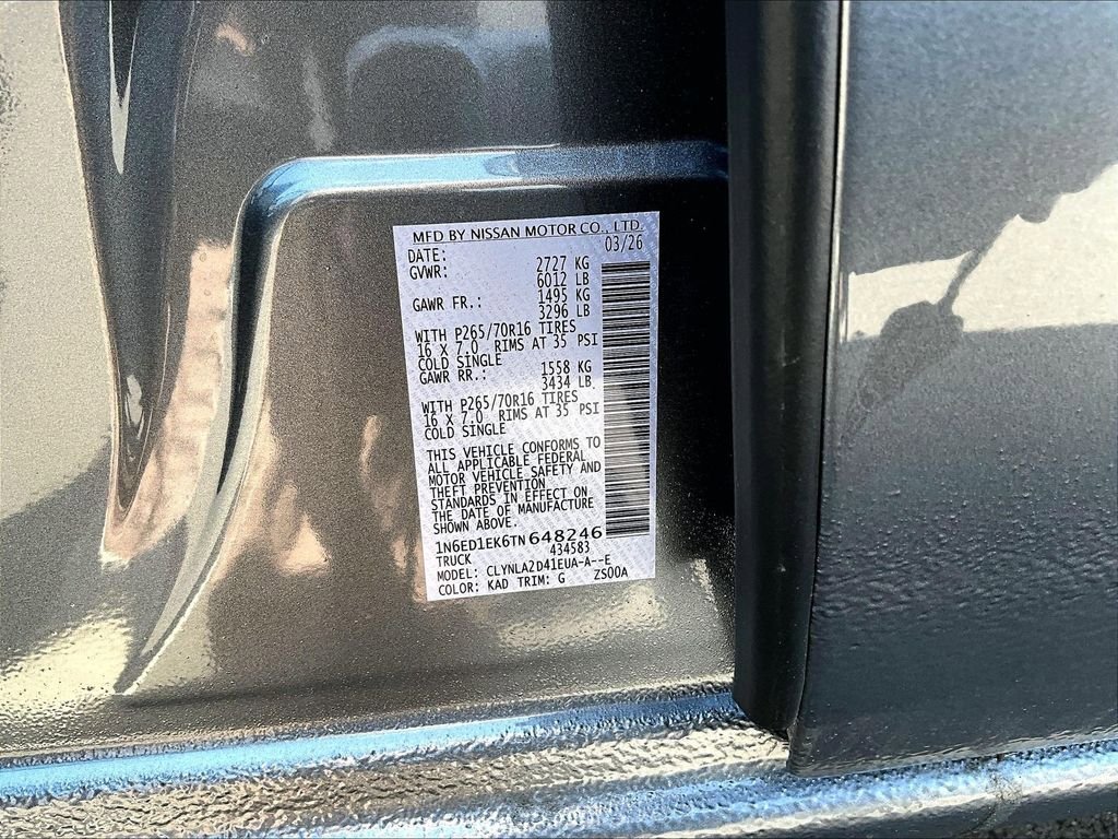 New 2026 Nissan Frontier S AWD/4WD image 13