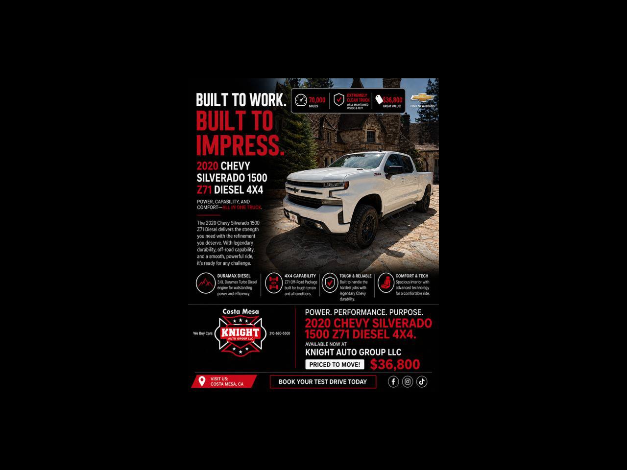 Used 2020 Chevrolet Silverado 1500 RST