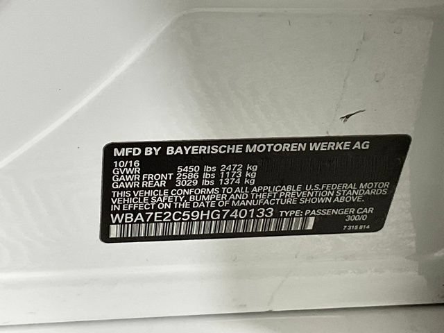 Used 2017 BMW 740i RWD image 29