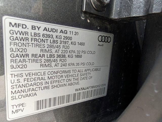 Used 2021 Audi Q7 2.0T Premium w/ Convenience Package image 37