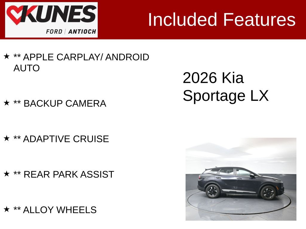 Used 2026 Kia Sportage LX FWD image 3