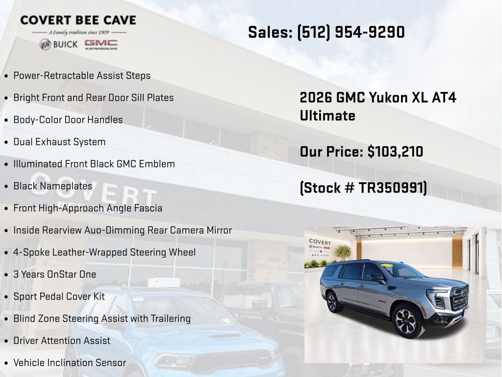 New 2026 GMC Yukon XL AT4 Ultimate AWD/4WD image 37