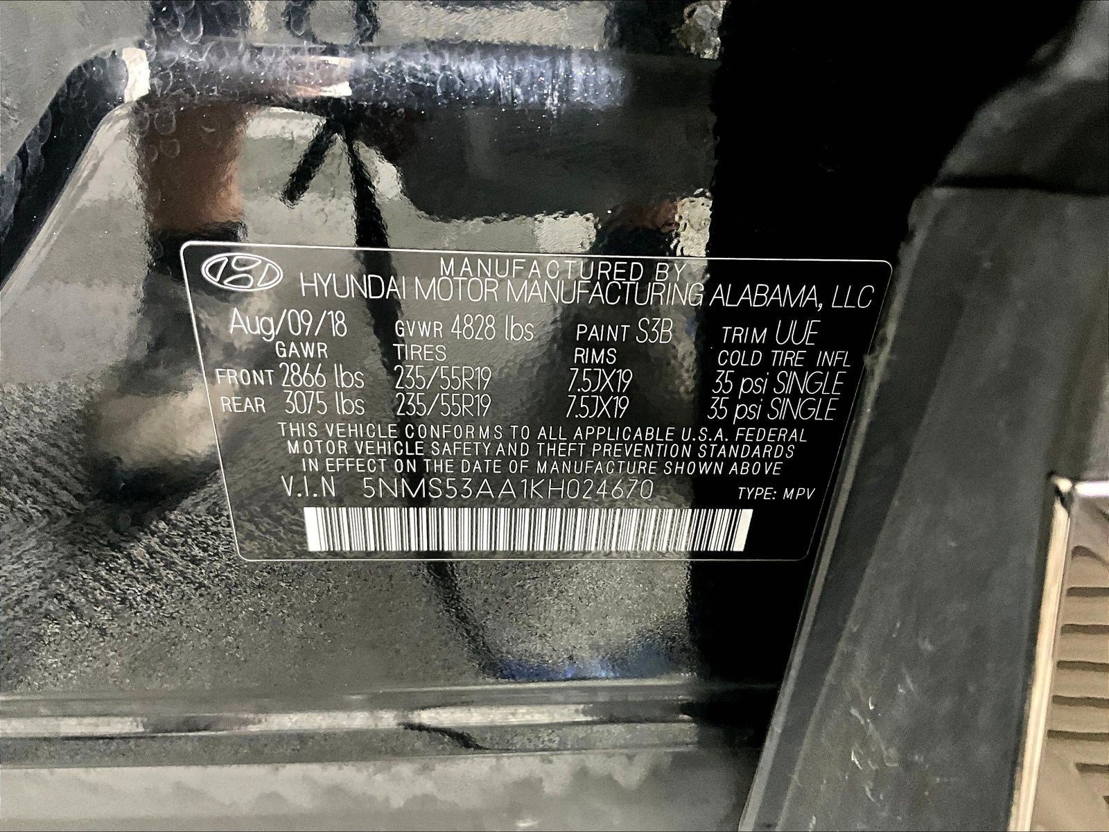 Used 2019 Hyundai Santa Fe FWD image 19