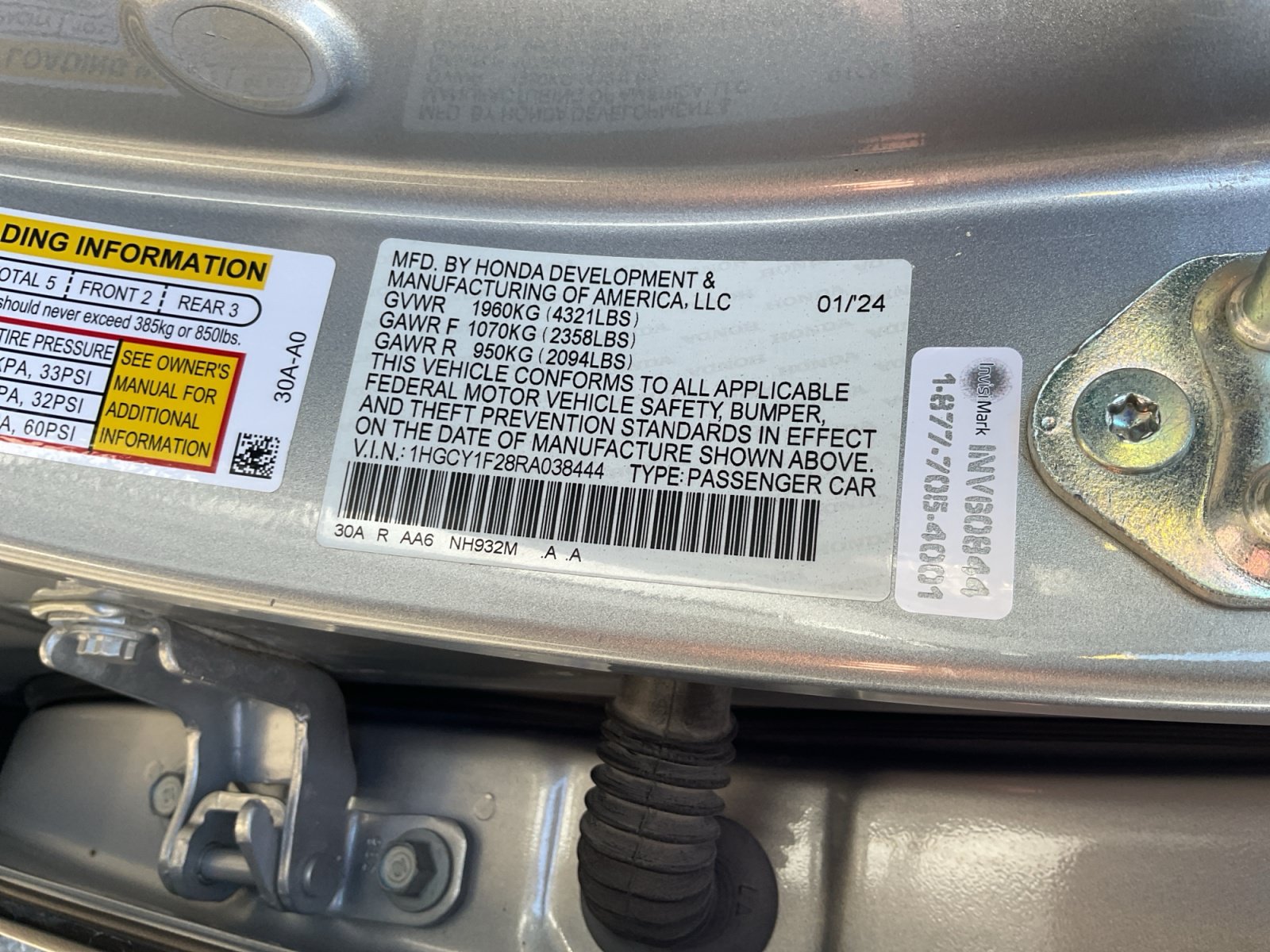 Used 2024 Honda Accord LX image 27