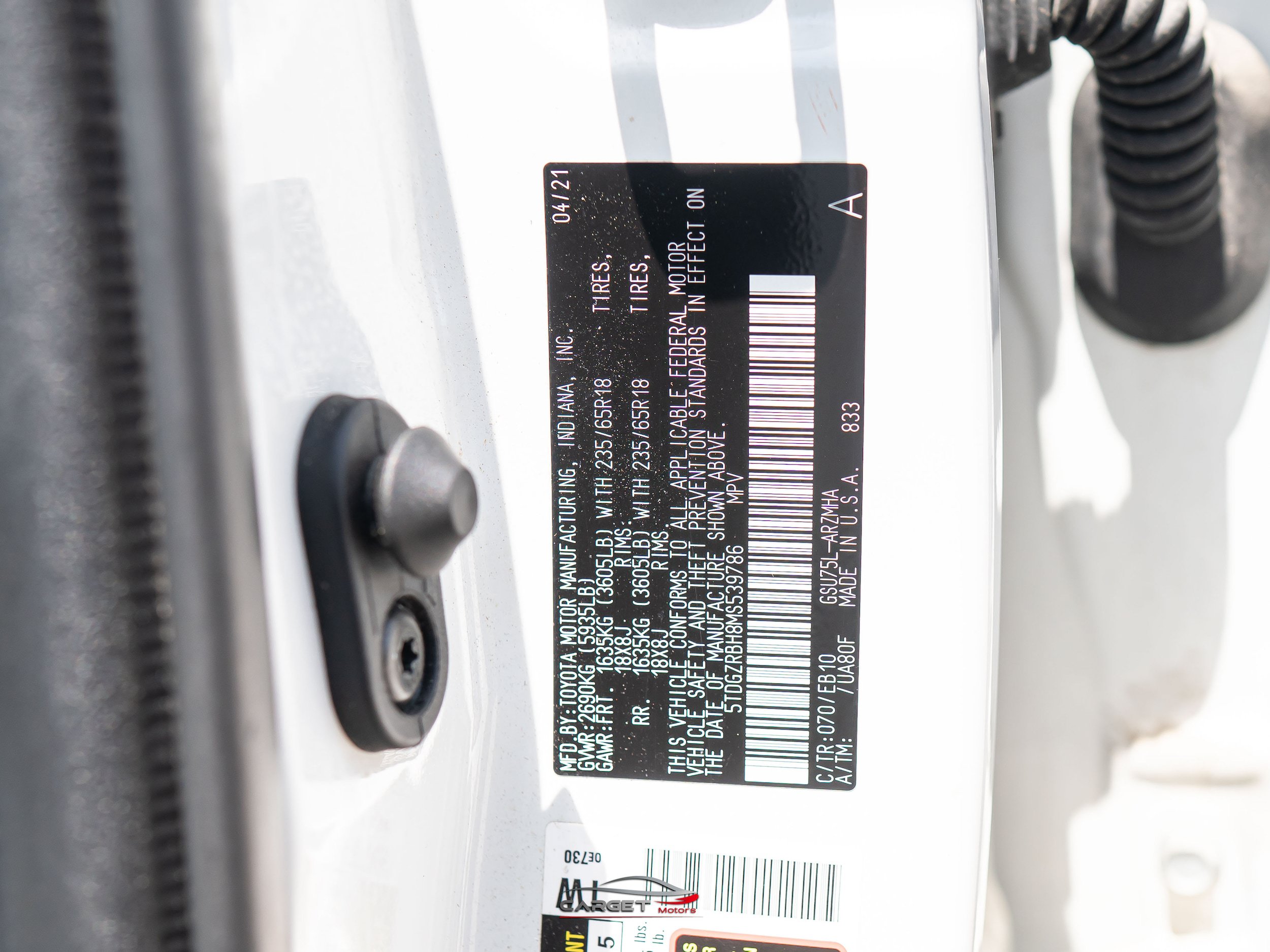 Used 2021 Toyota Highlander XLE AWD/4WD image 50