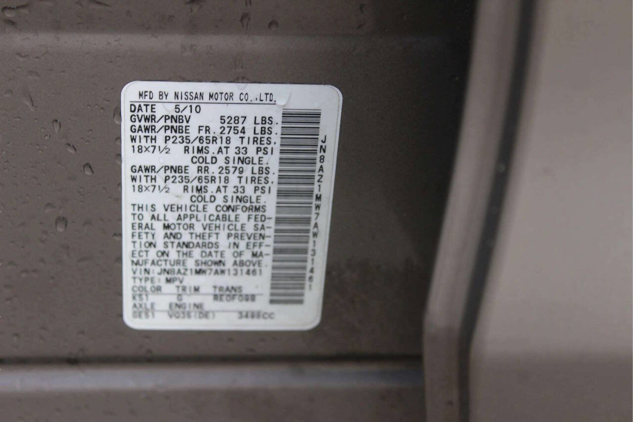 Used 2010 Nissan Murano SL w/ Leather Pkg image 9