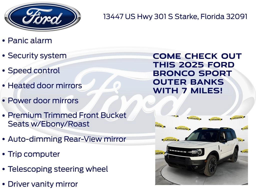 New 2025 Ford Bronco Sport Outer Banks image 30