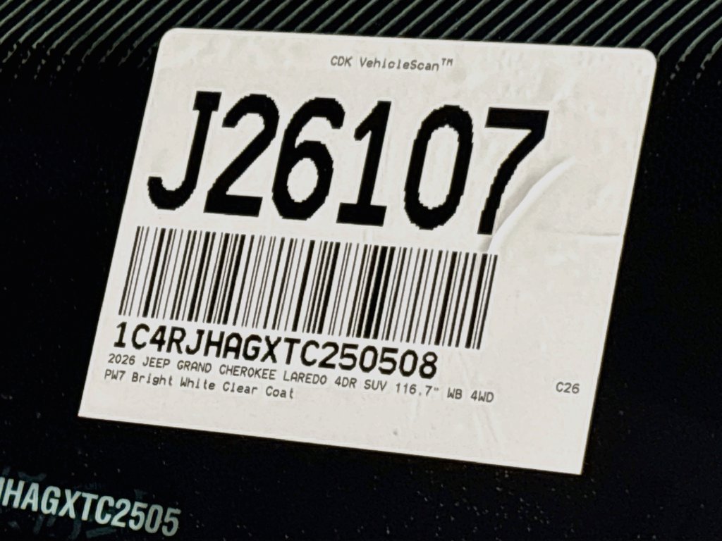 New 2026 Jeep Grand Cherokee Laredo X AWD/4WD image 25