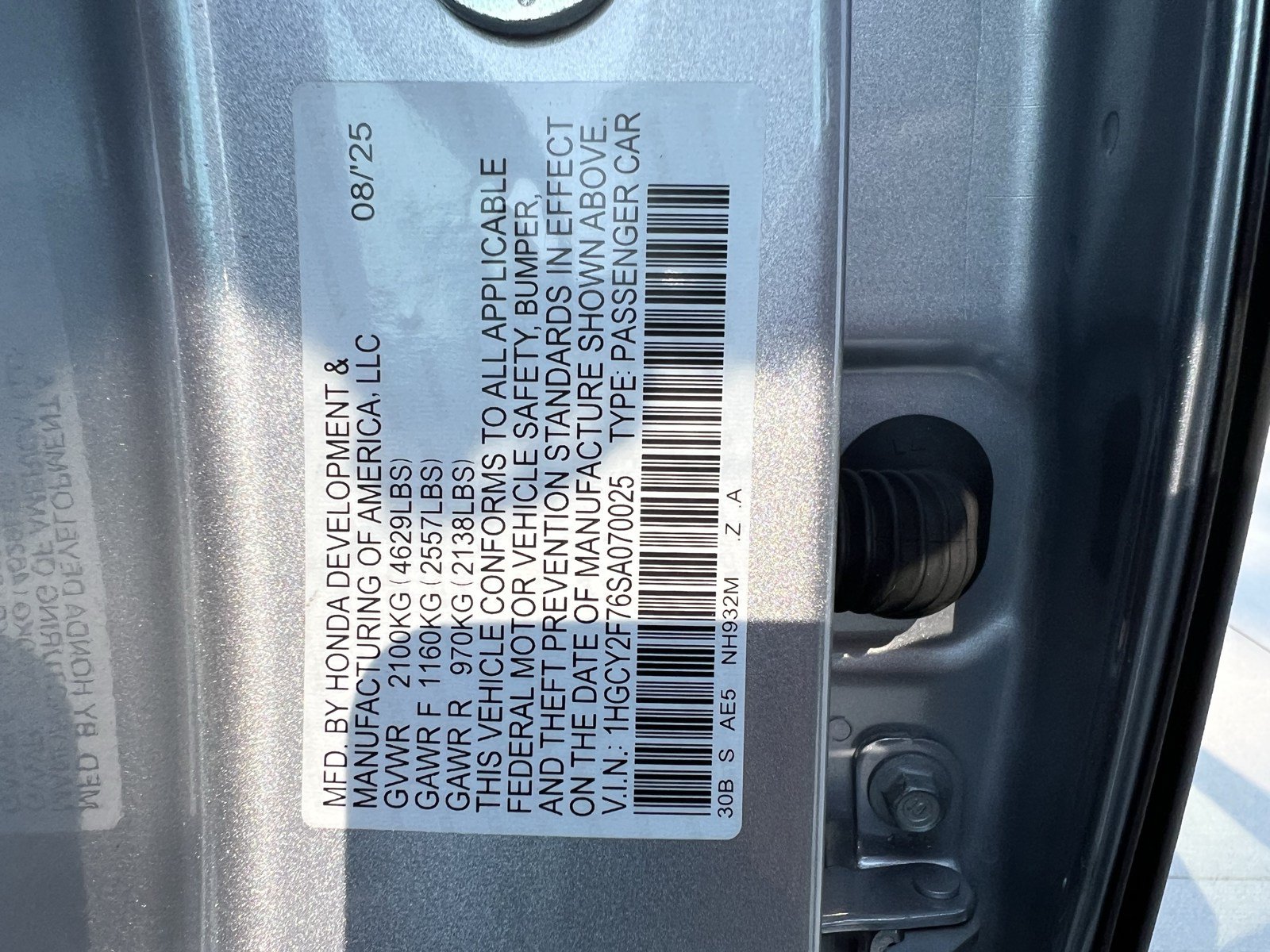 Used 2025 Honda Accord Sport image 37