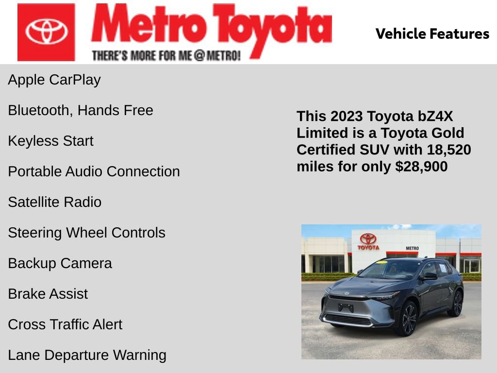 Certified 2023 Toyota bZ4X AWD w/ Weather Package image 16