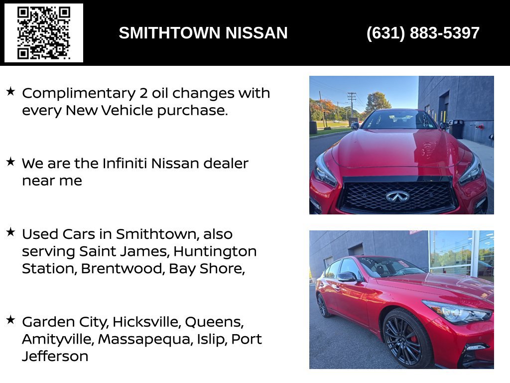 Used 2023 INFINITI Q50 Red Sport 400 AWD/4WD image 3