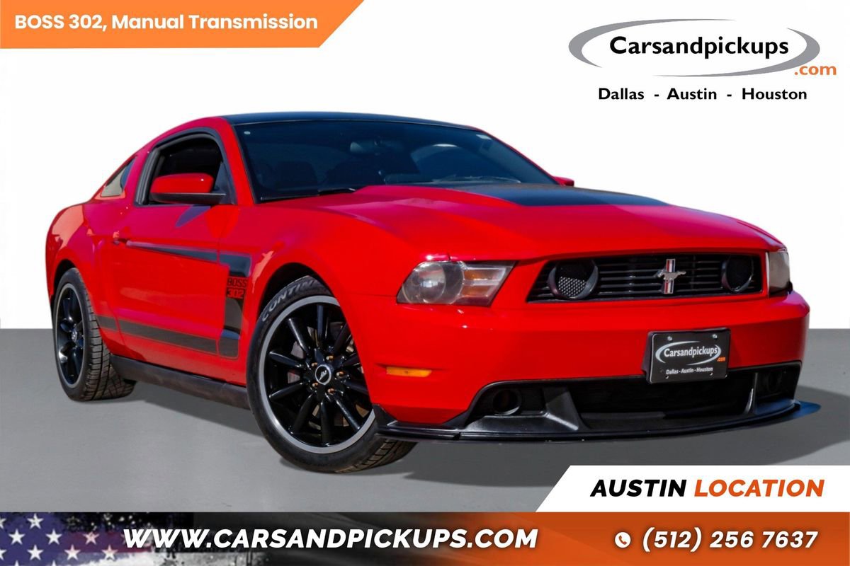 Used 2012 Ford Mustang Boss 302 w/ Boss 302 Accessory Pkg image 1