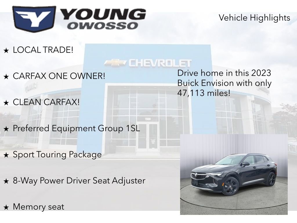 Certified 2023 Buick Envision Essence w/ Sport Touring Package FWD image 8