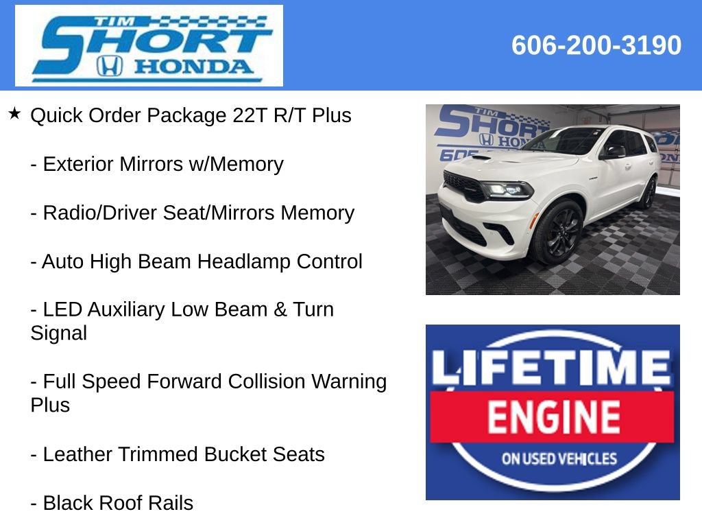 Used 2025 Dodge Durango R/T w/ Blacktop Package AWD/4WD image 13