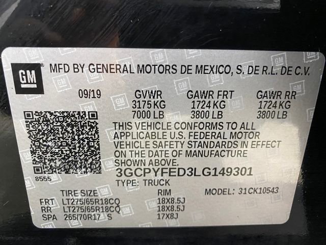 Certified 2020 Chevrolet Silverado 1500 LT Trail Boss image 30