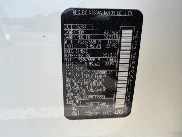 Used 2022 INFINITI QX50 Luxe FWD image 22