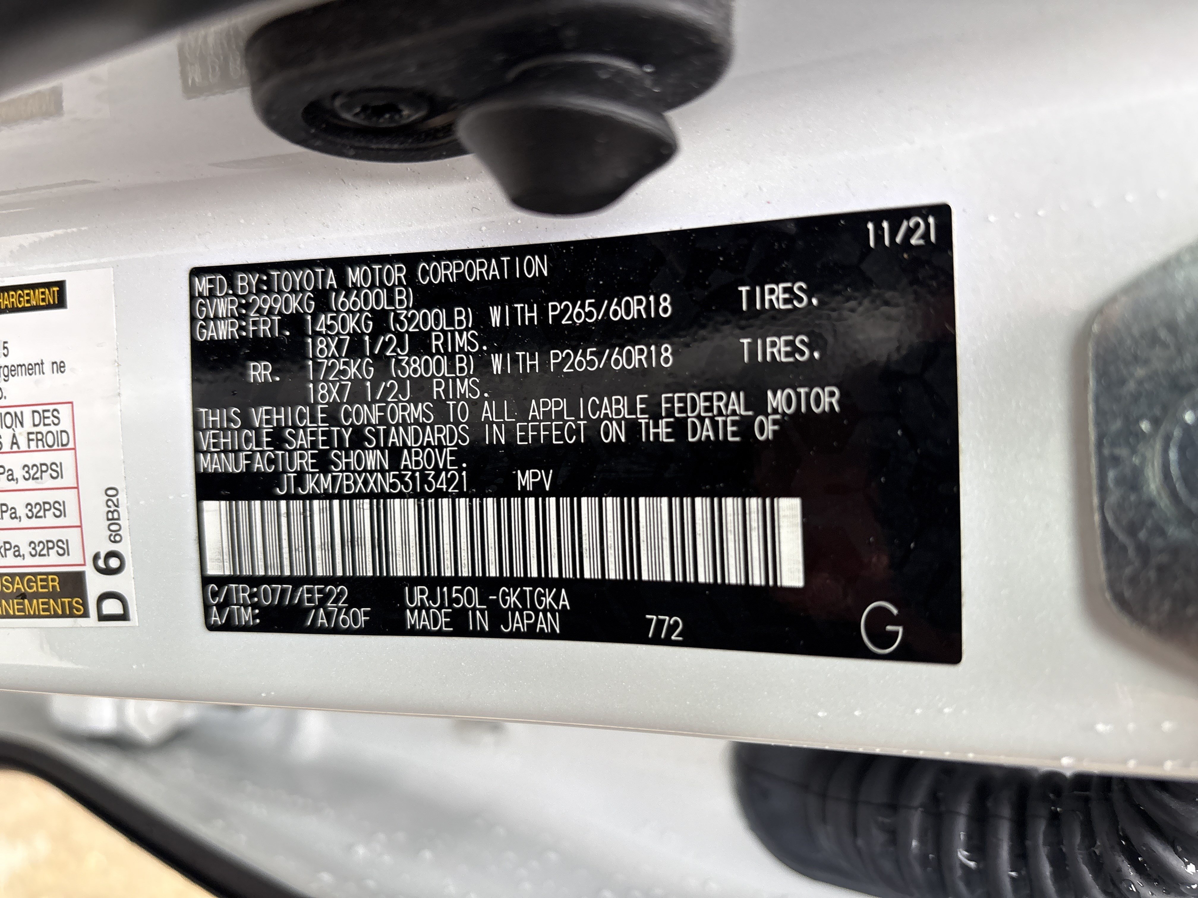 Used 2022 Lexus GX 460 w/ Black Line Special Edition AWD/4WD image 35