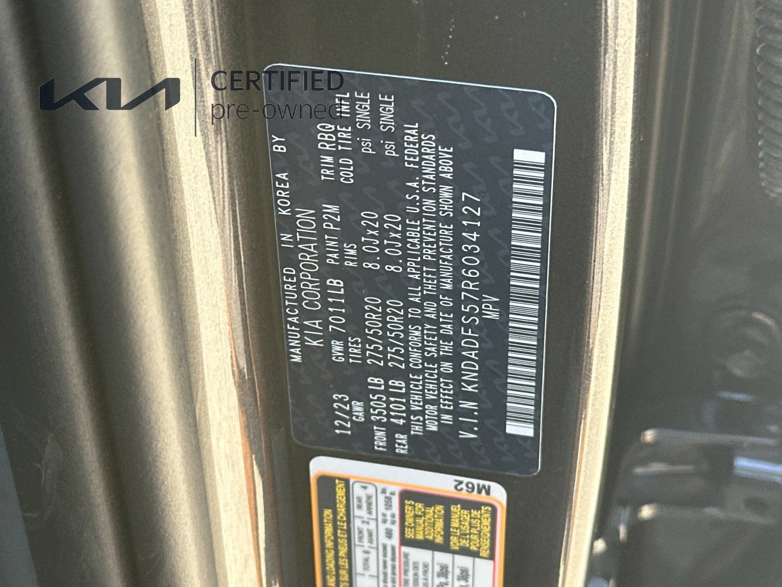 Certified 2024 Kia EV9 Land AWD/4WD image 29