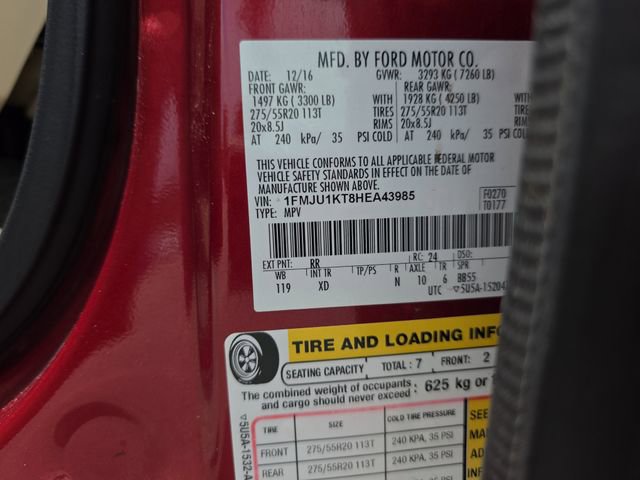 Used 2017 Ford Expedition Limited w/ Equipment Group 301A RWD image 35