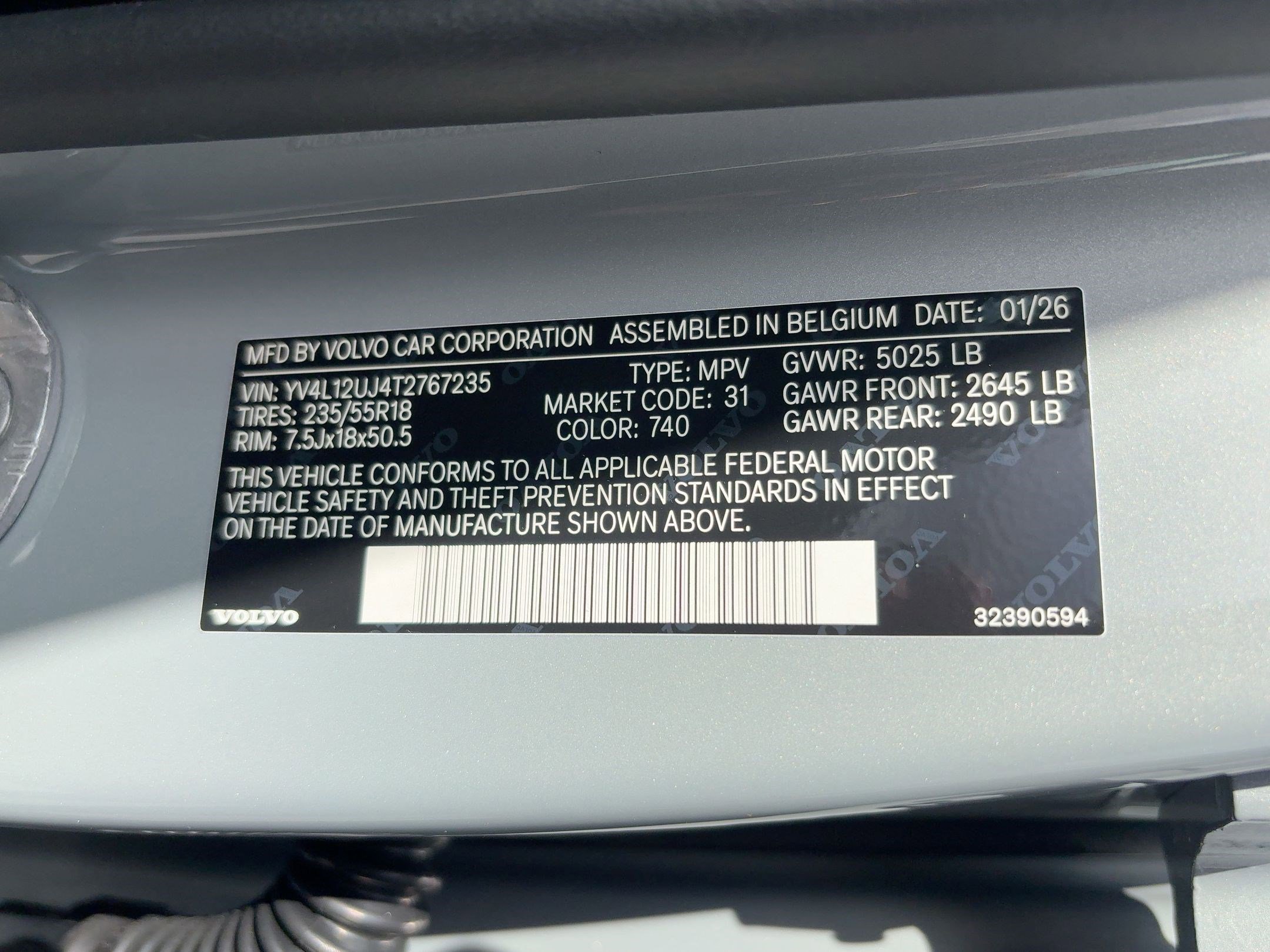 New 2026 Volvo XC40 B5 Core w/ Protection Package image 17