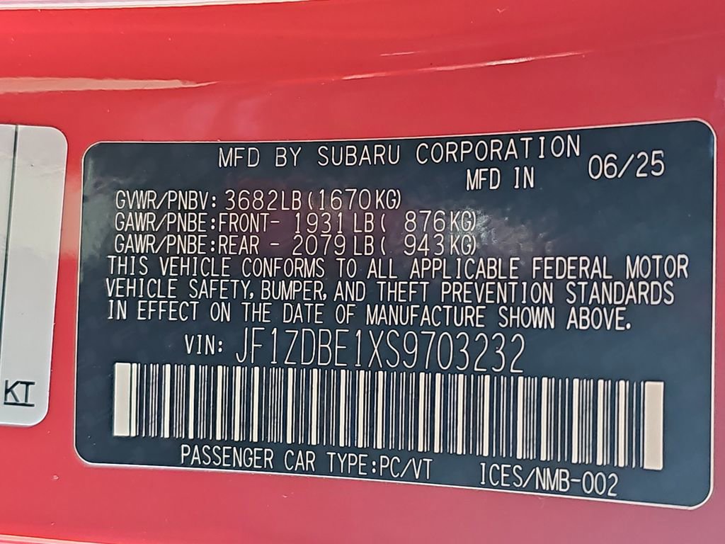 New 2025 Subaru BRZ Limited w/ Popular Package 2 image 33