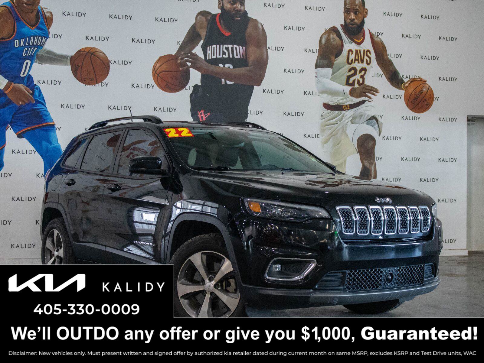 Used 2022 Jeep Cherokee Limited AWD/4WD image 1
