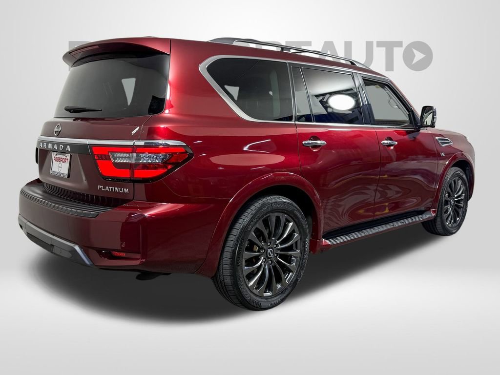 Certified 2021 Nissan Armada Platinum w/ Captain's Chairs Package image 8