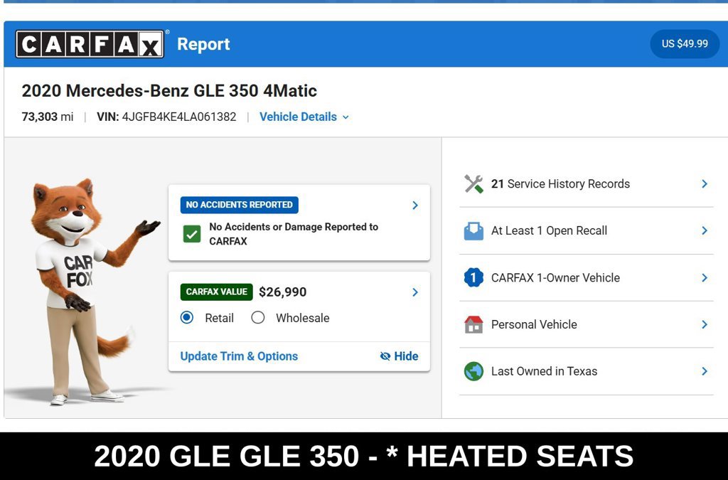 Used 2020 Mercedes-Benz GLE 350 4MATIC image 9