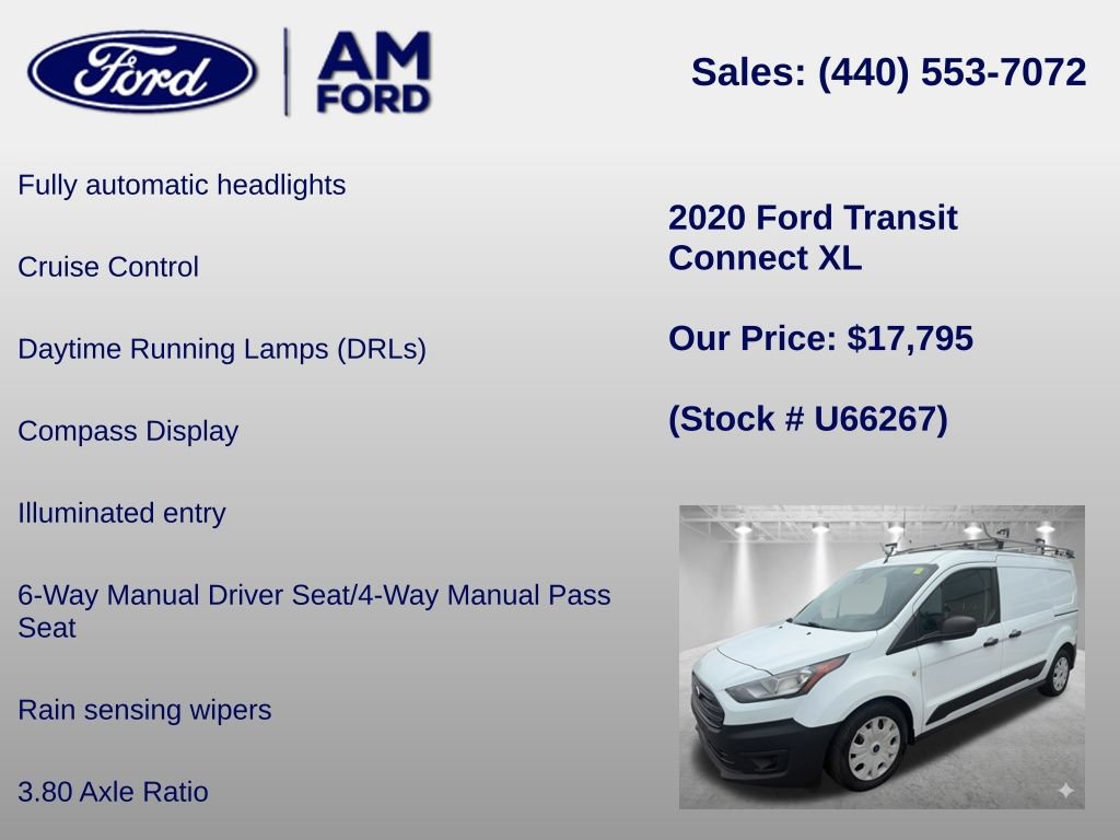 Certified 2020 Ford Transit Connect XL FWD image 12