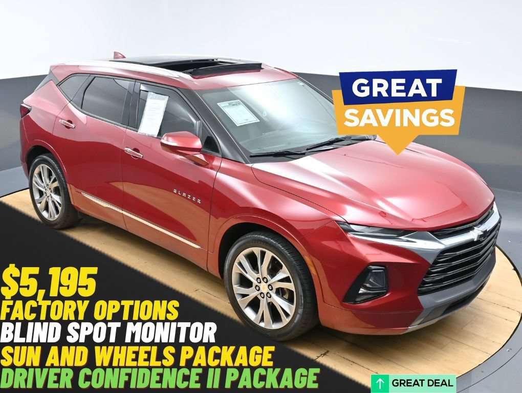 Used 2019 Chevrolet Blazer Premier w/ Sun and Wheels Package FWD image 1