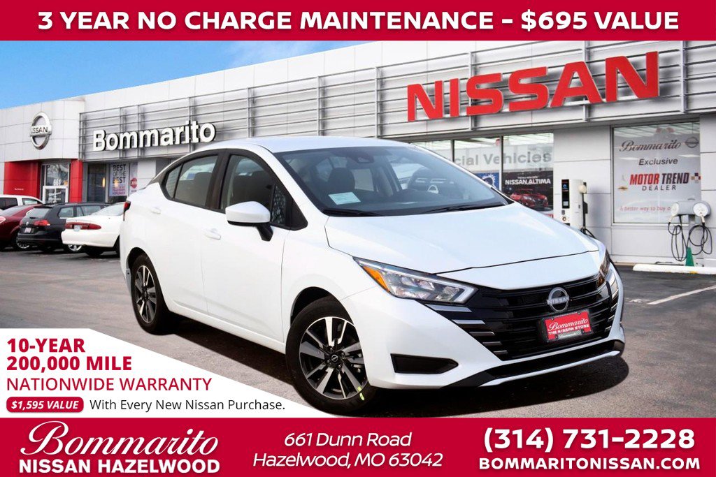 New 2025 Nissan Versa SV w/ Trunk Package