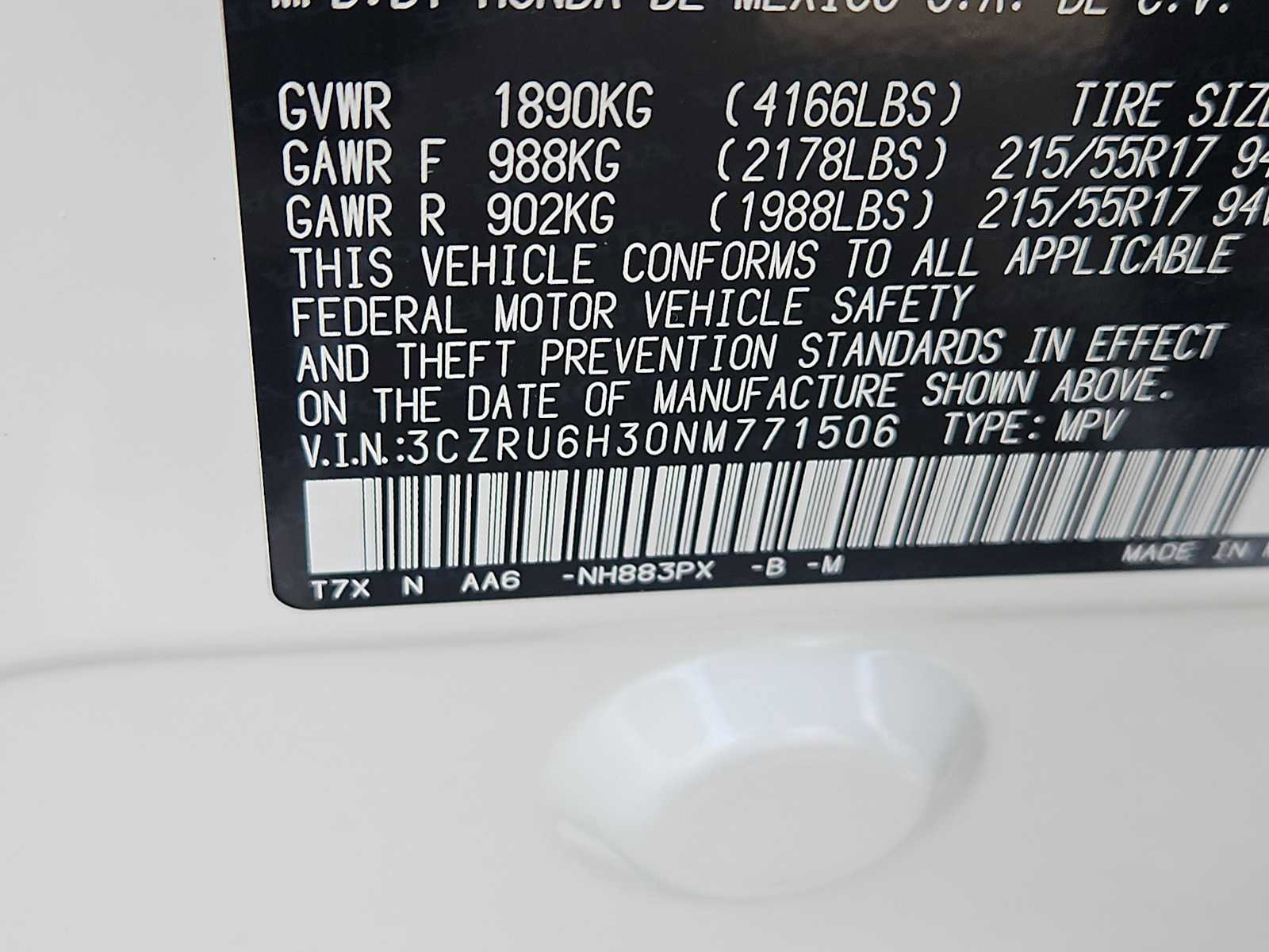 Used 2022 Honda HR-V LX image 13