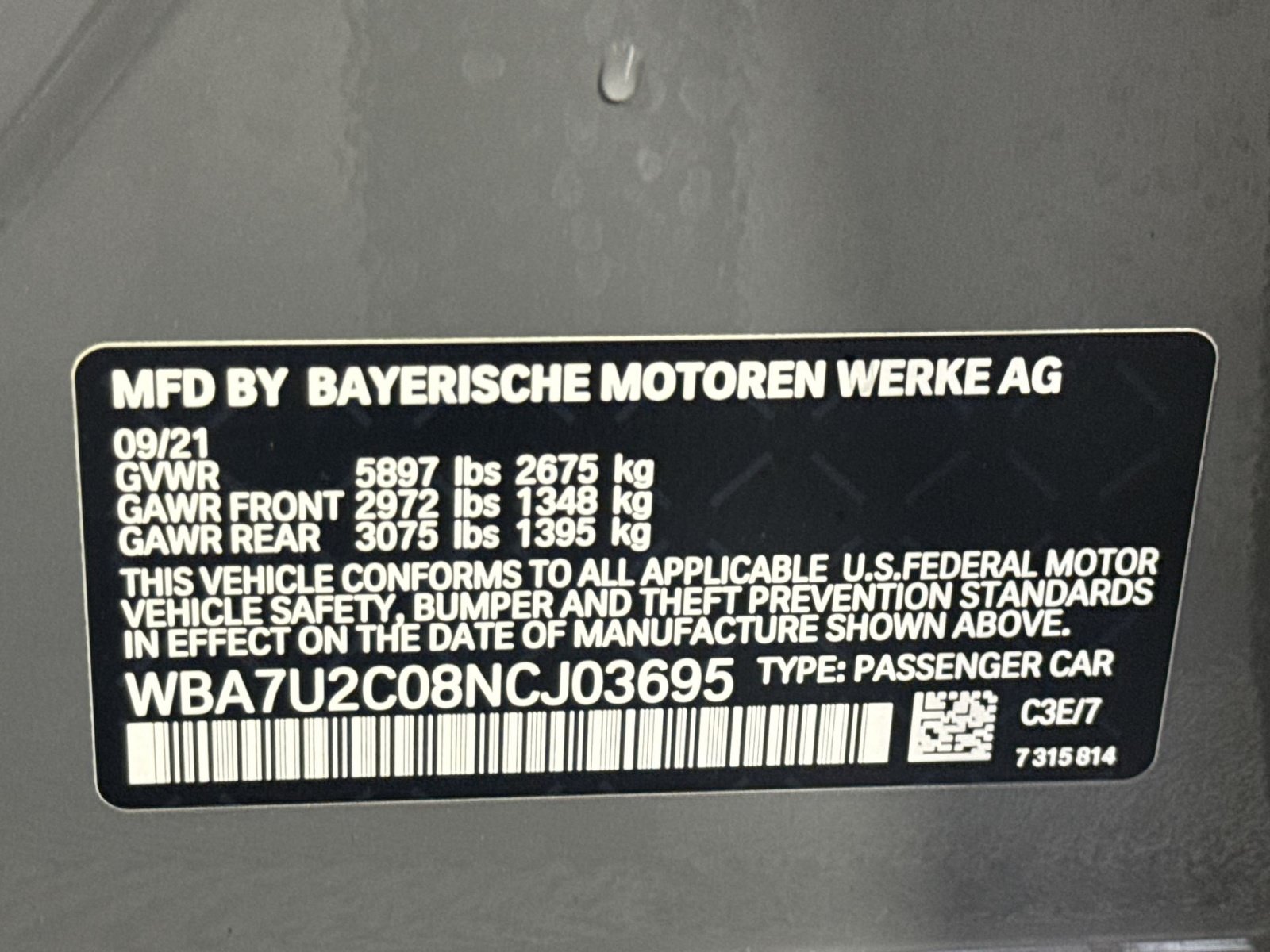 Used 2022 BMW 750i xDrive w/ Executive Package AWD/4WD image 29