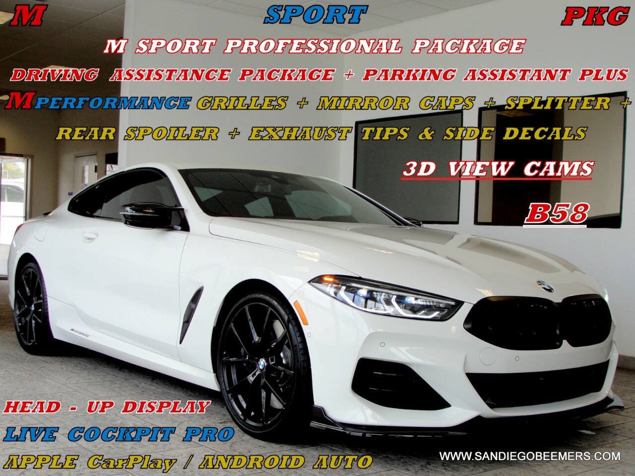 Used 2023 BMW 840i Coupe w/ M Sport Professional Package RWD image 1