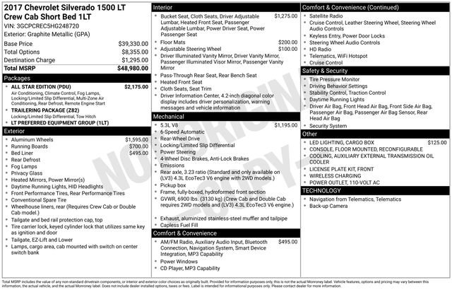 Used 2017 Chevrolet Silverado 1500 LT w/ All Star Edition image 4