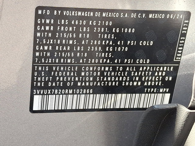 Used 2024 Volkswagen Taos SE AWD/4WD image 28